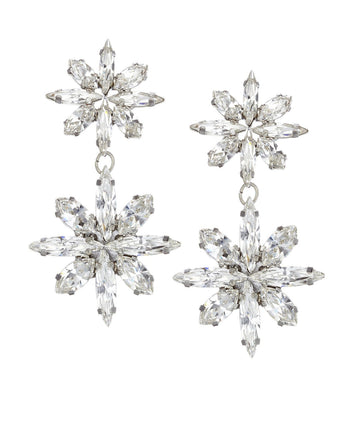 Star Chandelier Earrings - bridal Earrings - Elizabeth Bower