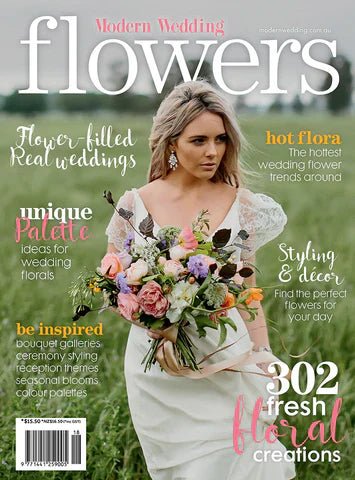 Modern Wedding Australia Spring Cover 2015 - Elizabeth Bower