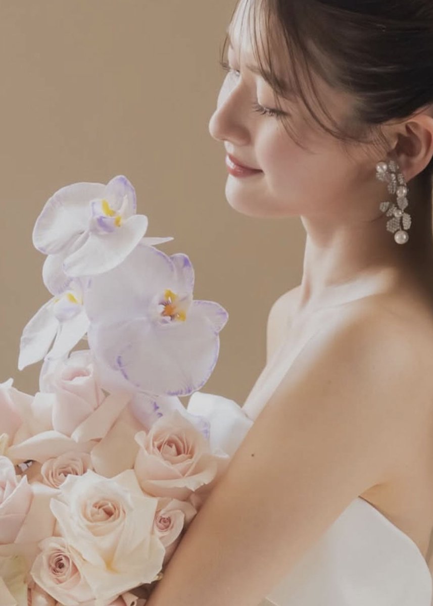June Pearl Floral Wedding Earrings - bridal Earrings - Elizabeth Bower