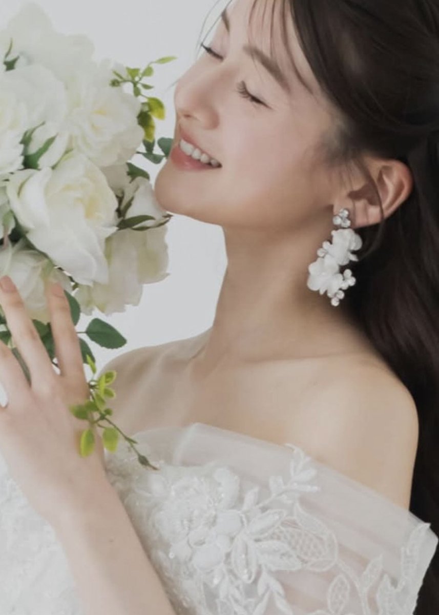 Bud Organna Floral Statement Earrings - bridal Earrings - Elizabeth Bower