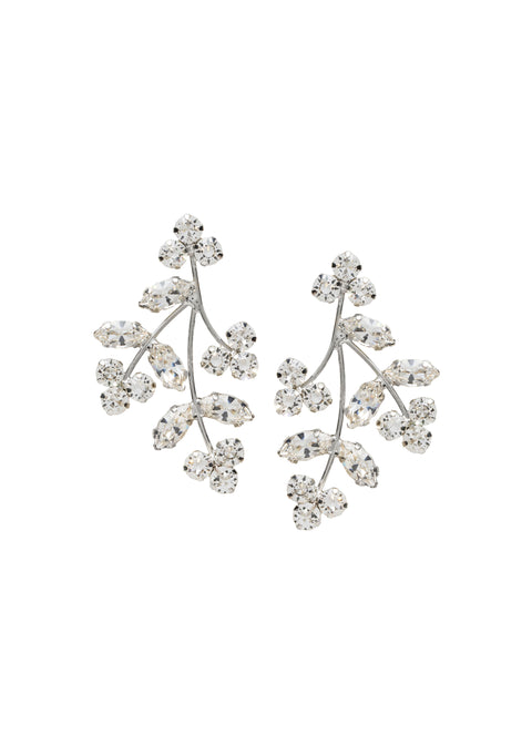 Crystal statement stud wedding jewellery 