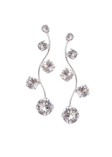 Crystallite Crystal Drop Earrings - bridal Earrings - Elizabeth Bower