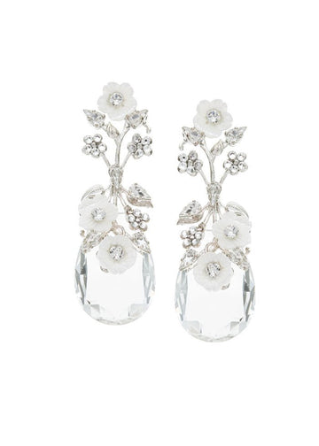 Anemone Dew Drop Earrings - bridal Earrings - Elizabeth Bower