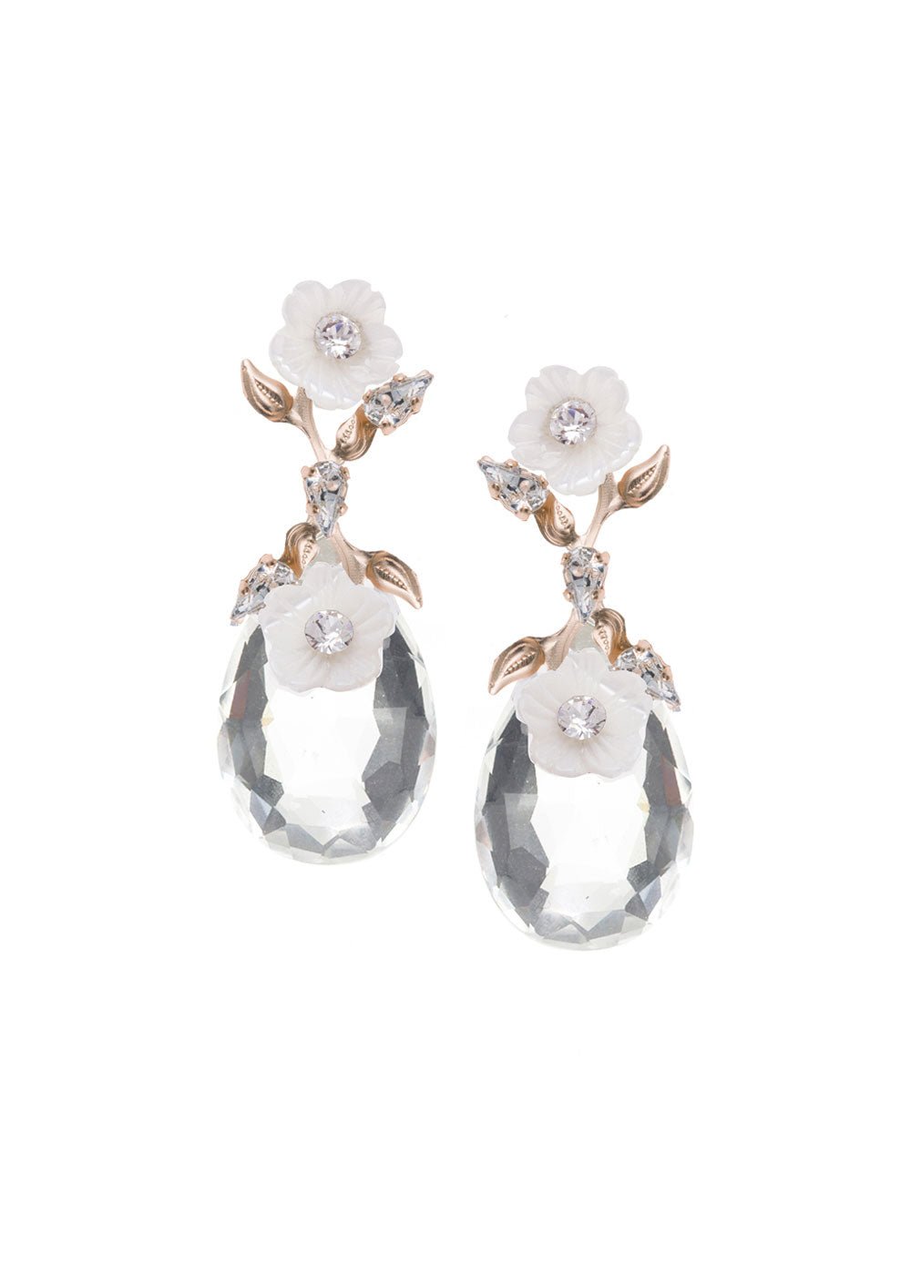 Anemone Dew Floral StudsEarringsElizabeth Bower