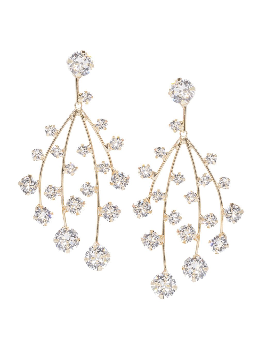 Asteria Cascade Drop - bridal Earrings - Elizabeth Bower