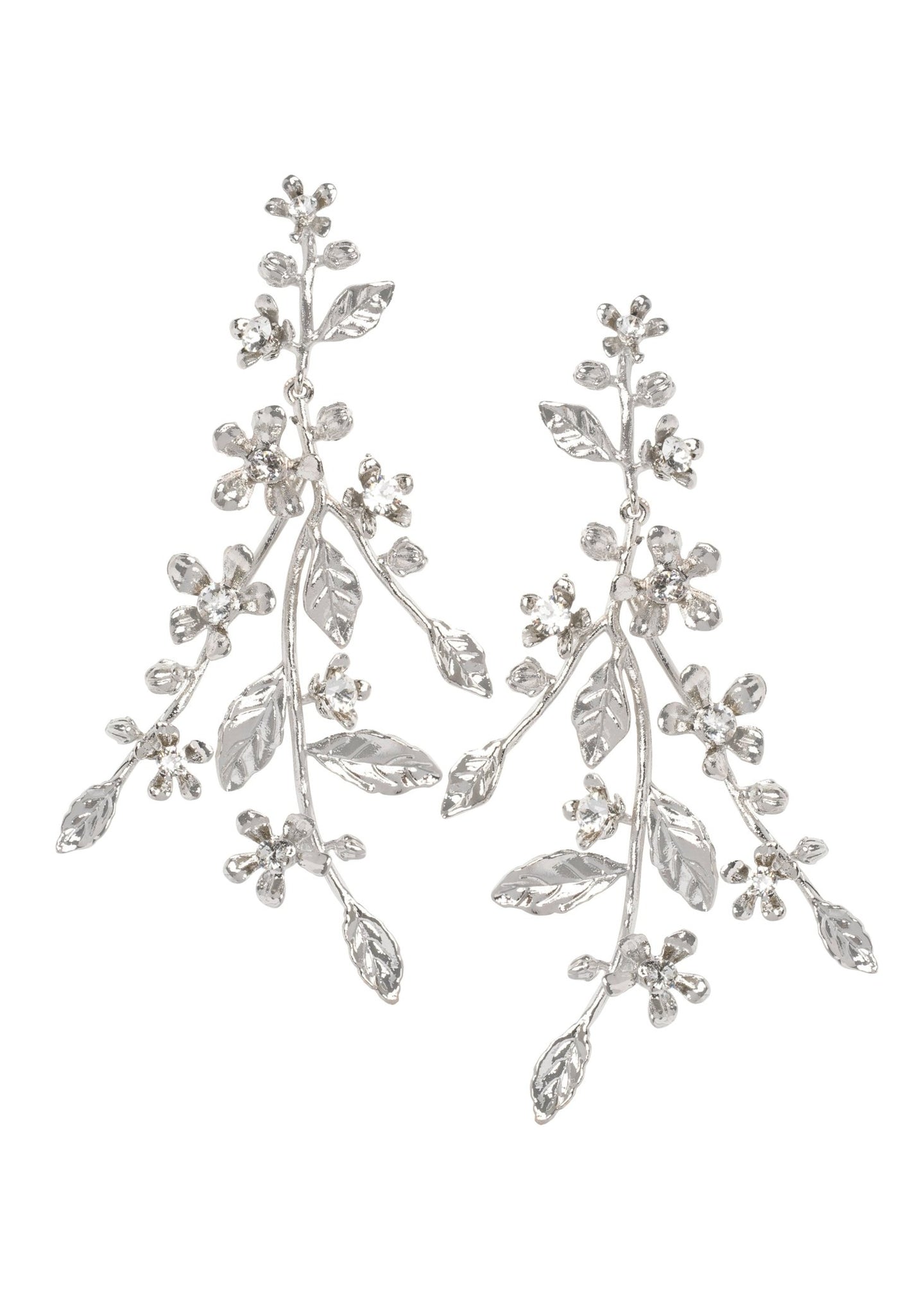 Athena Crystal Cascade Earrings - bridal Earrings - Elizabeth Bower