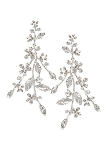 Athena Crystal Cascade Earrings - bridal Earrings - Elizabeth Bower