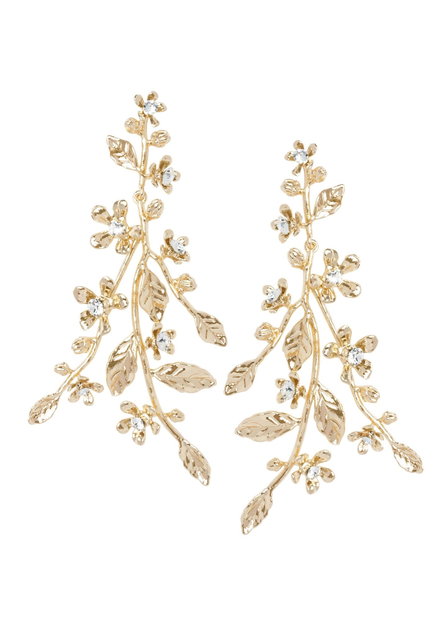 Athena Crystal Cascade Earrings - bridal Earrings - Elizabeth Bower