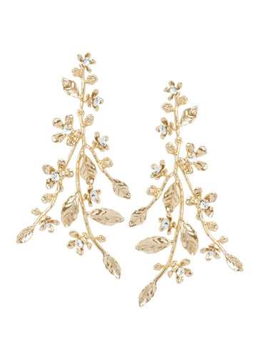 Athena Crystal Cascade Earrings - bridal Earrings - Elizabeth Bower