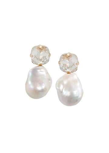 Baroque Asher Stud - bridal Earrings - Elizabeth Bower