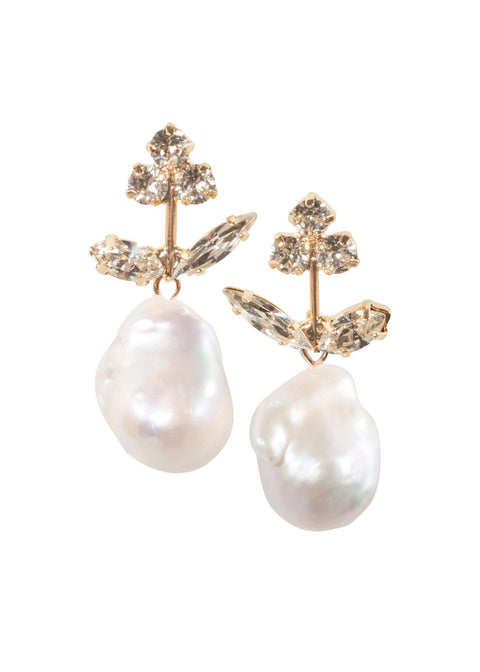 Baroque Bud Drop Earrings - bridal Earrings - Elizabeth Bower