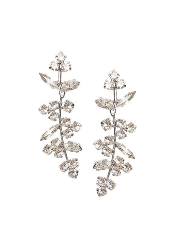 Bud Crystal Bridal Drop Earrings - bridal Earrings - Elizabeth Bower