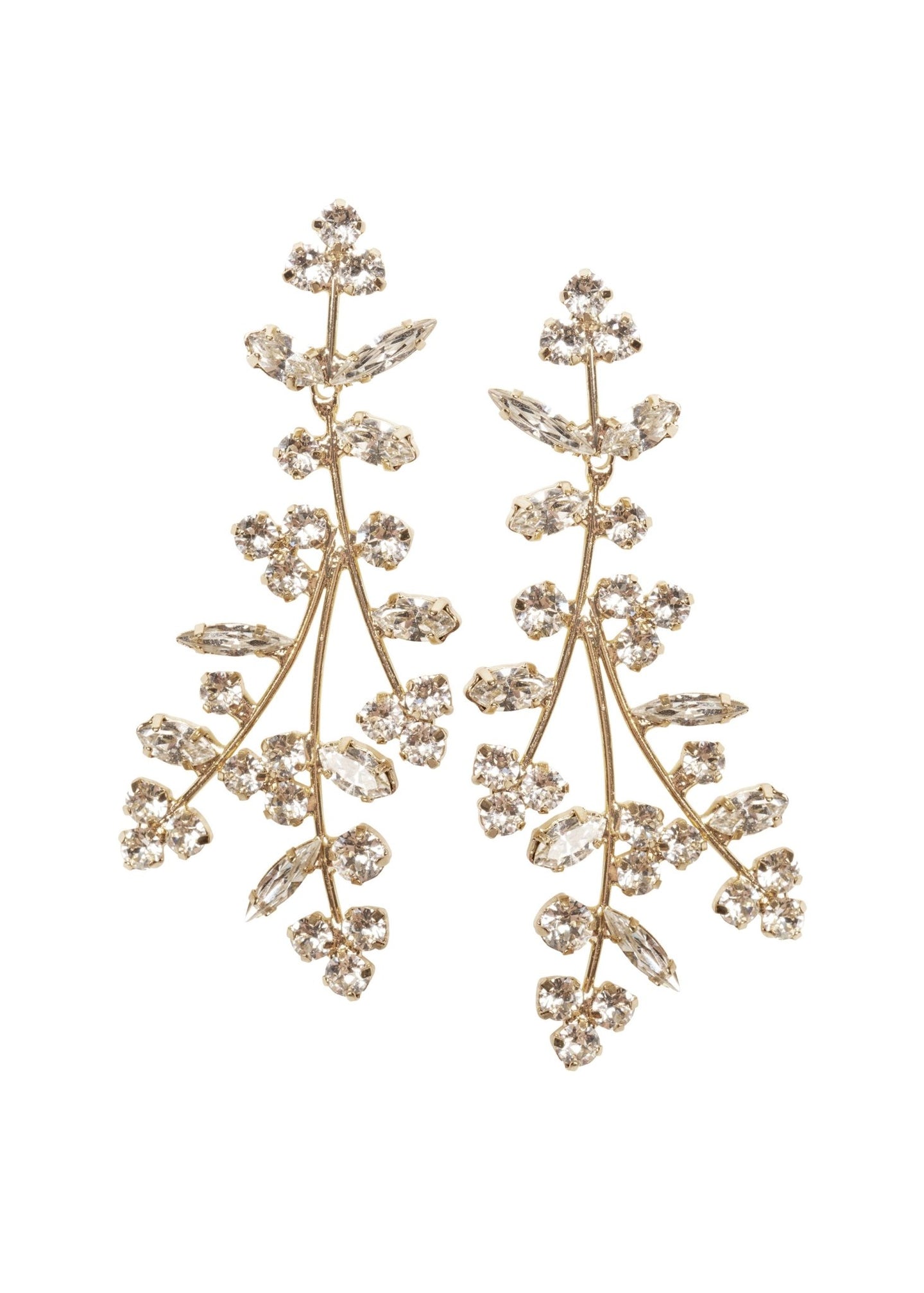 Bud Crystal Chandelier Earrings - bridal Earrings - Elizabeth Bower