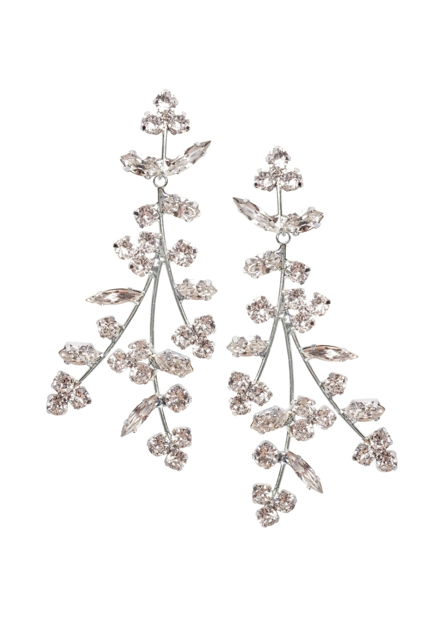 Bud Crystal Chandelier Earrings - bridal Earrings - Elizabeth Bower