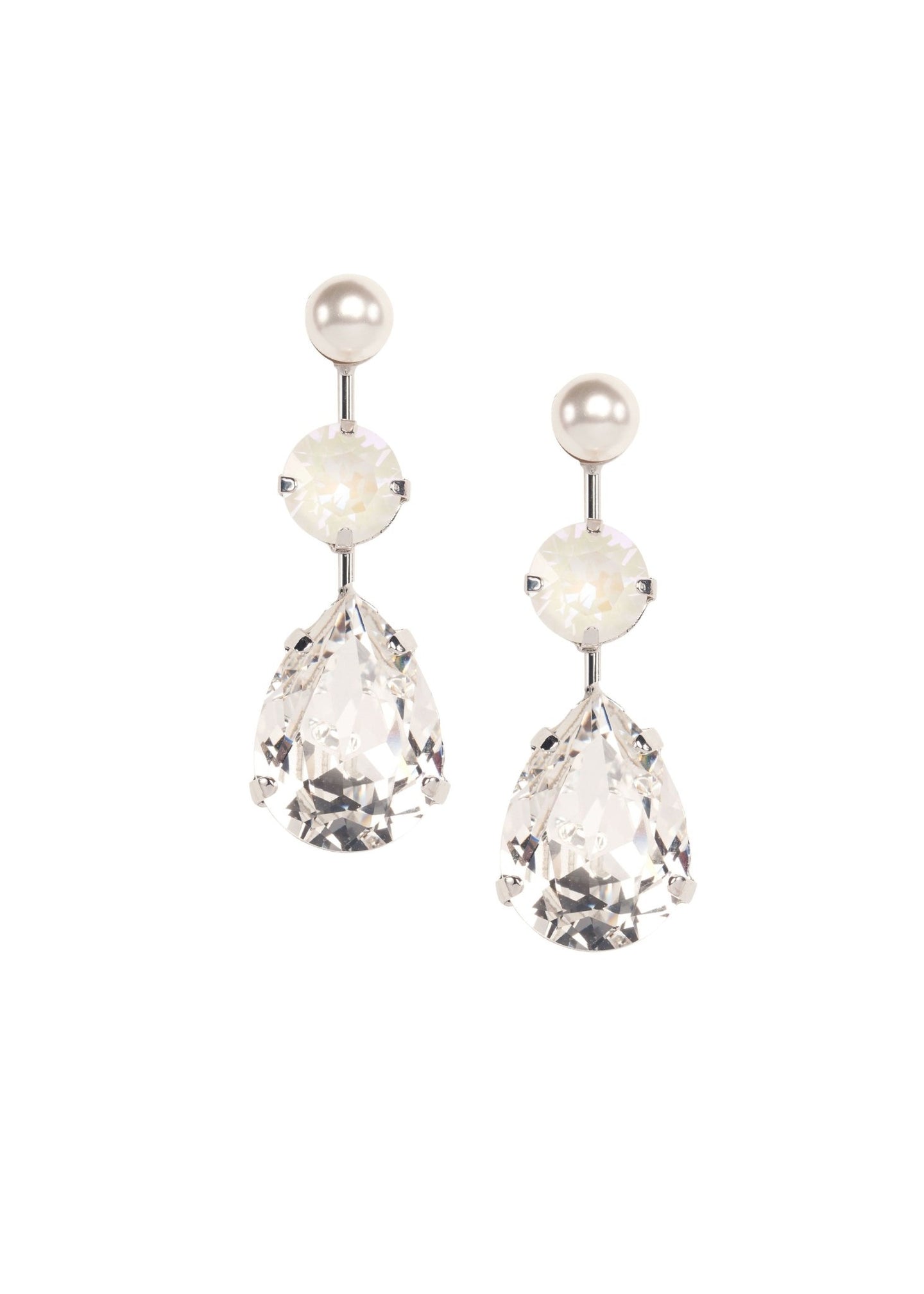 Crystal Triplet Drop EarringsEarringsElizabeth Bower