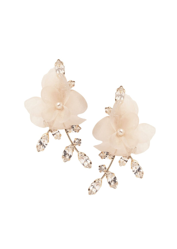 Crystalla Flutter Floral Stud EarringEarringsElizabeth Bower