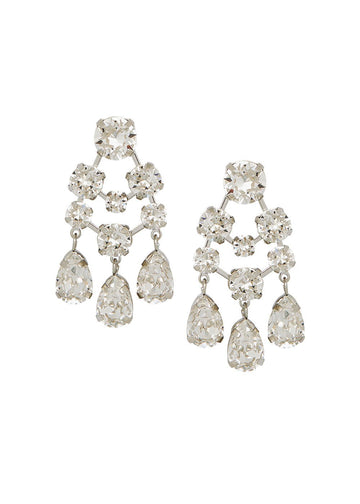Crystallite Bauble Mini Chandelier - bridal Earrings - Elizabeth Bower