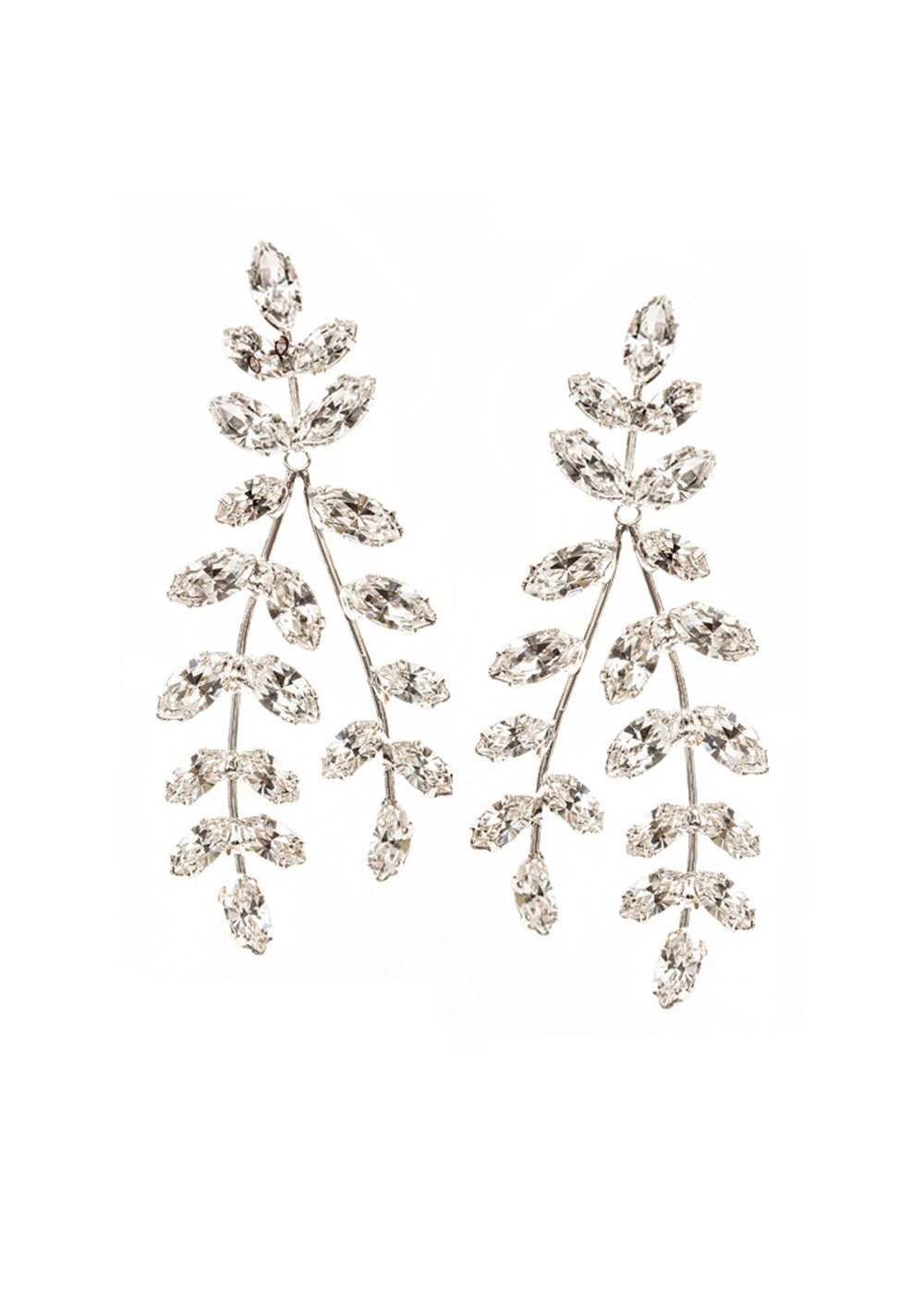 Eden Crystal Chandelier Earrings - bridal Earrings - Elizabeth Bower