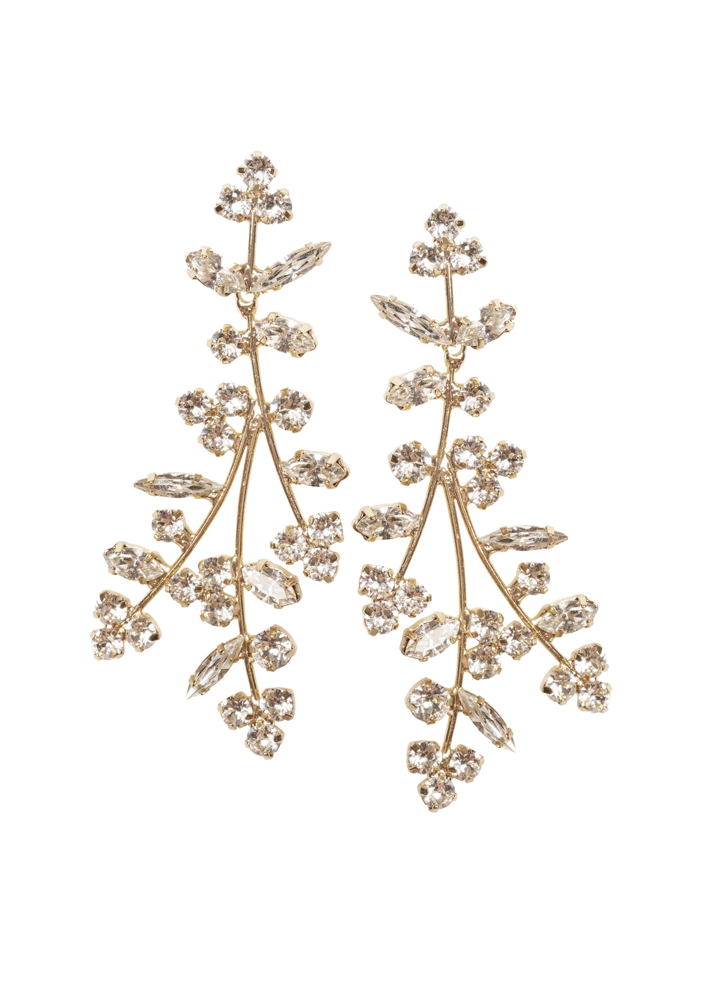 Bud Crystal Chandelier Earrings