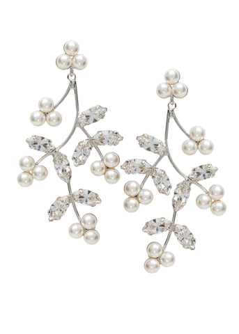 Pearl Triplet Cluster Chandelier