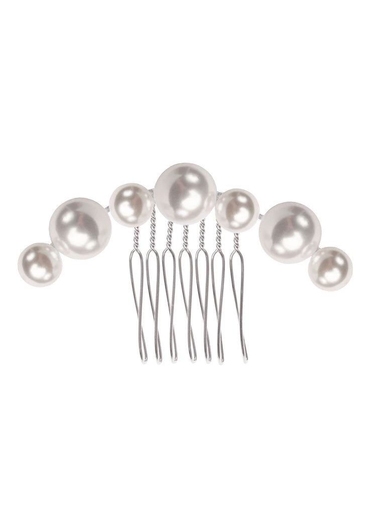 Pearl Dublet Garland Comb