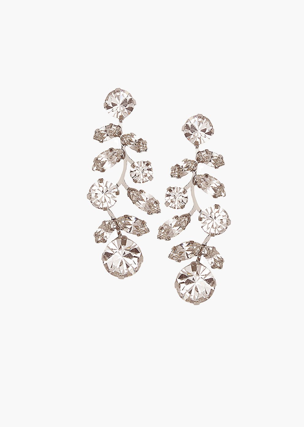 Evie Crystal Drop Earrings - bridal Earrings - Elizabeth Bower