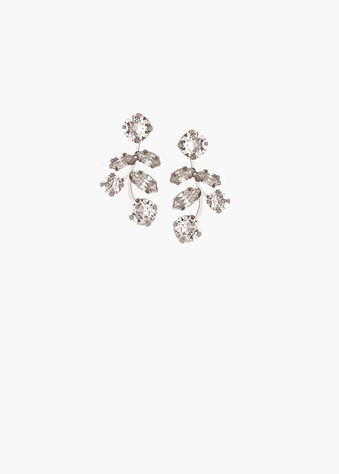 Evie Crystal Stud Earrings - bridal Earrings - Elizabeth Bower