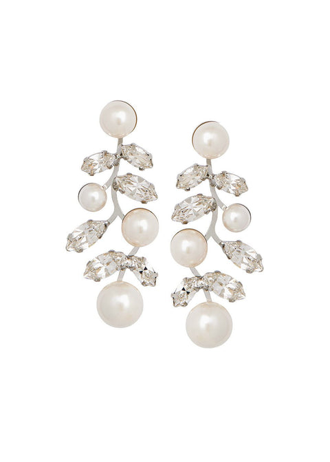 Evie Pearl Drop - Bridal Earrings - Elizabeth Bower