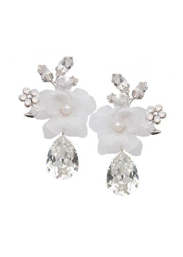 Fabrique Drop Earrings - bridal Earrings - Elizabeth Bower