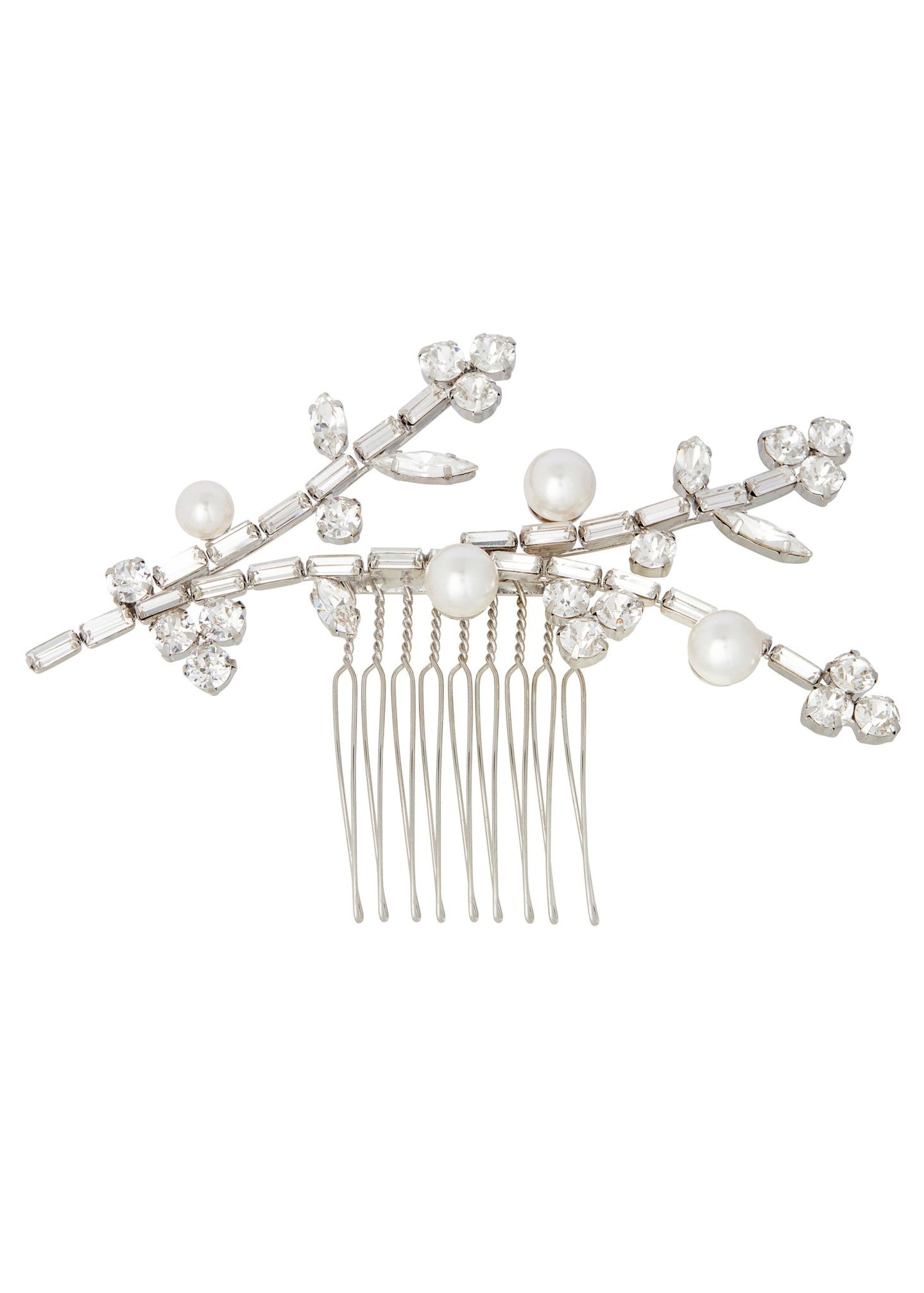 Isobel Crystal Hair Comb - bridal Earrings - Elizabeth Bower