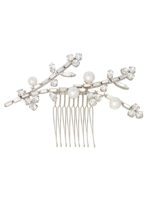 Isobel Crystal Hair Comb - bridal Earrings - Elizabeth Bower