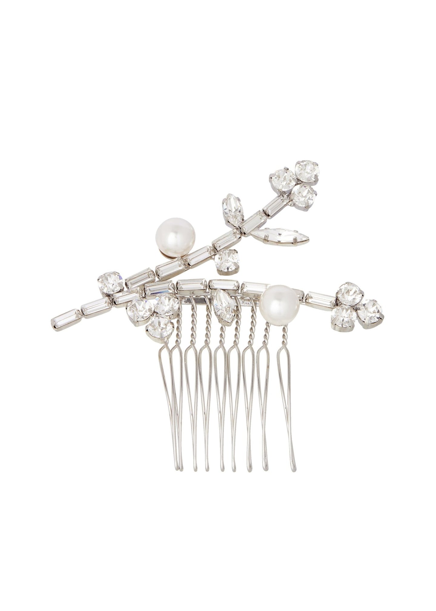 Isobel Mini Crystal Hair Comb - bridal Earrings - Elizabeth Bower