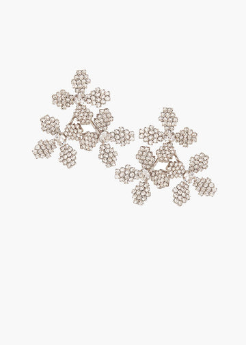 June Bud - Floral Cluster Earrings - bridal Earrings - Elizabeth Bower