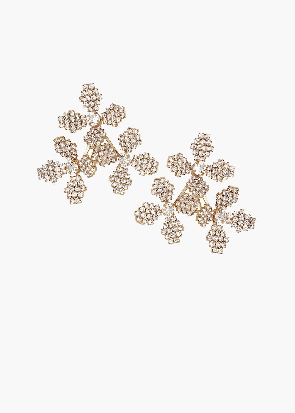 June Bud - Floral Cluster Earrings - bridal Earrings - Elizabeth Bower