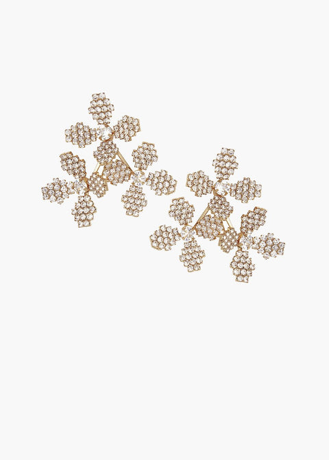 June Bud - Floral Cluster Earrings - bridal Earrings - Elizabeth Bower