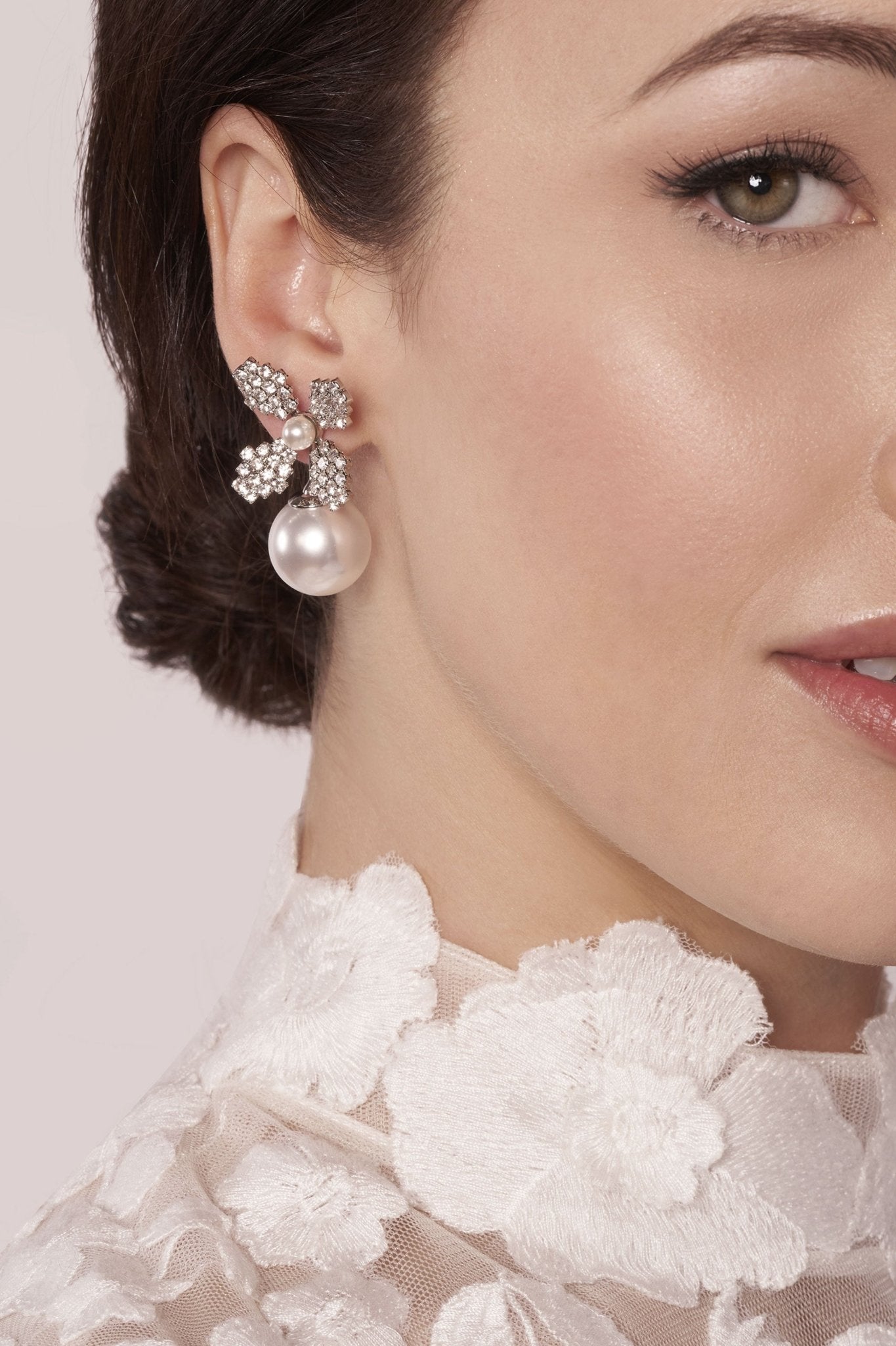 June Pearl & Bubble Set - June Duet Studs & Bubble Hairpins Bundle - bridal Bridal Bundle - Elizabeth Bower