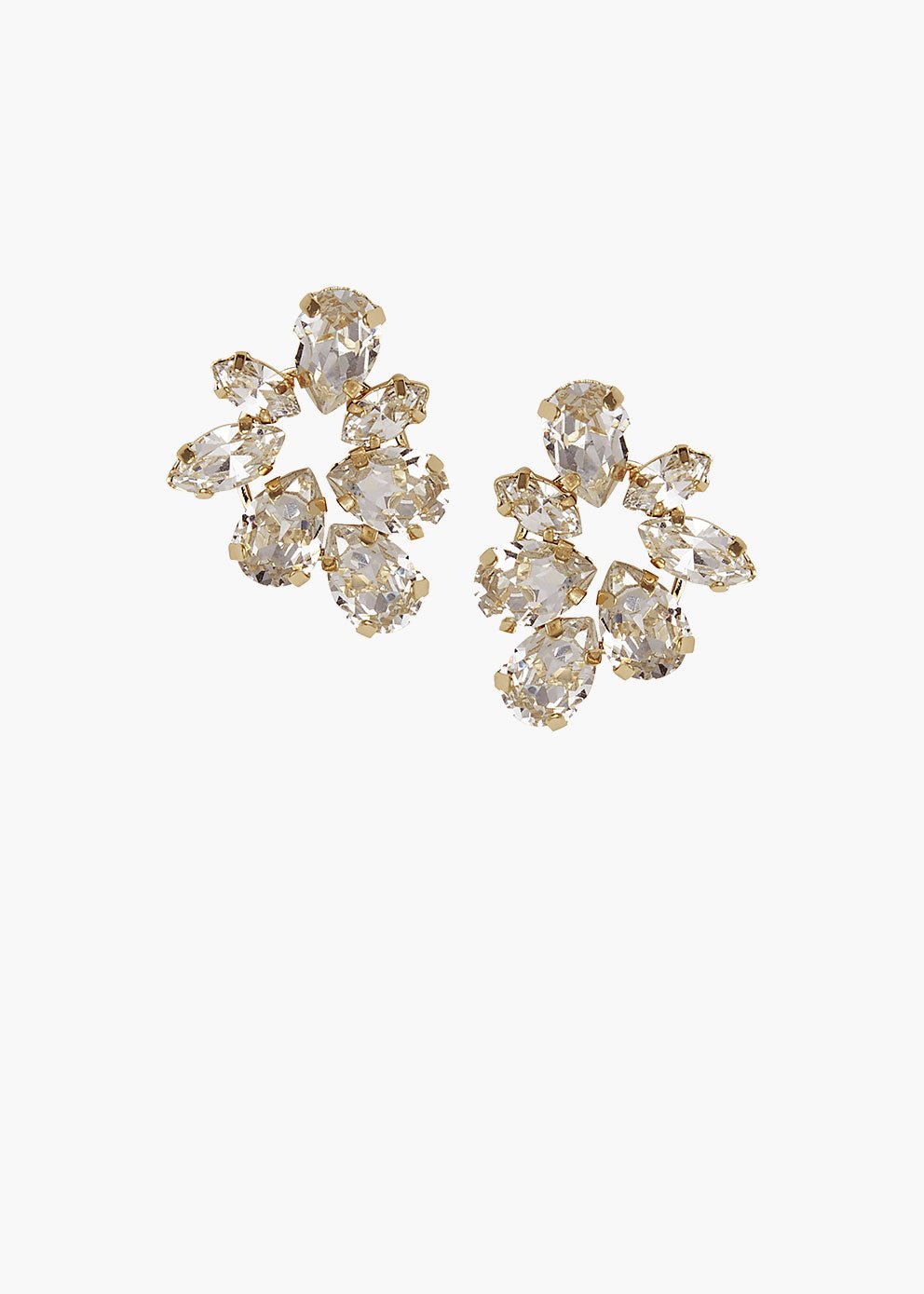Lux Crystal Bridal Earrings - bridal Earrings - Elizabeth Bower