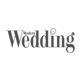 modern wedding logo
