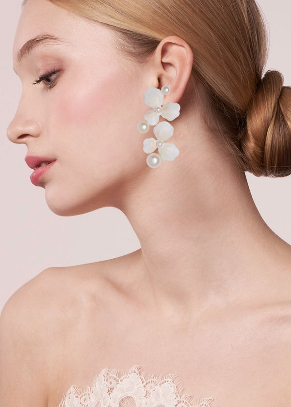 Orchid Blush Pearl Drop EarringsEarringsElizabeth Bower