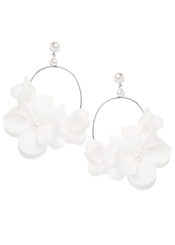 Organna Floral Hoop EarringsEarringsElizabeth Bower
