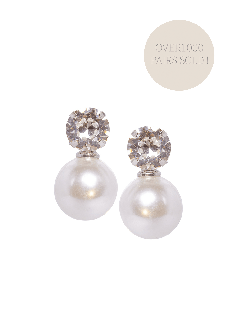 Pearl Elegence Set - Duet Pearl Studs & Hairpin BundleBridal BundleElizabeth Bower