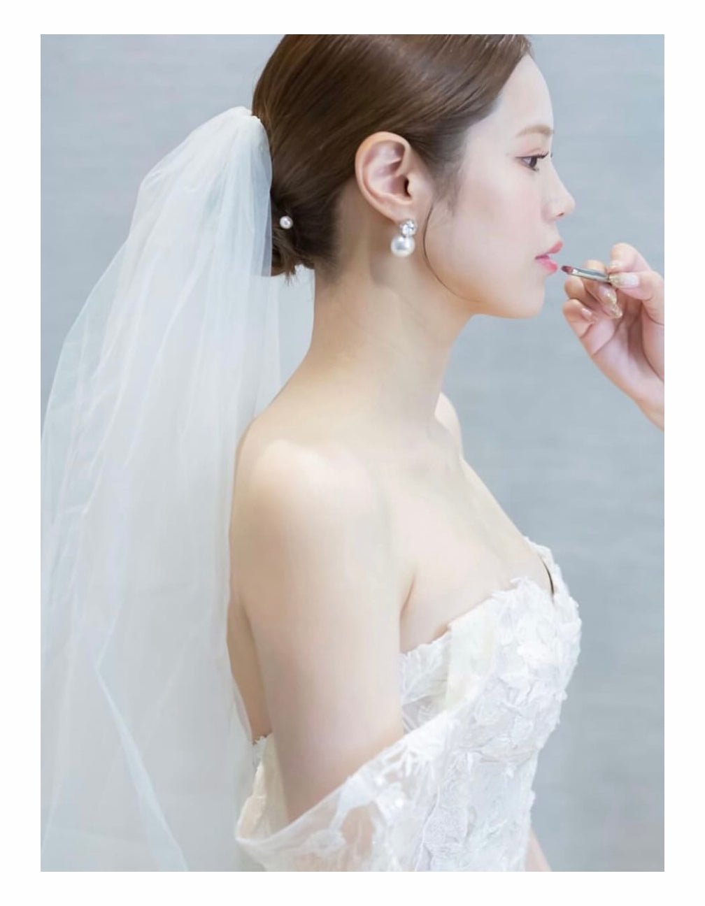 Pearl Elegence Set - Duet Pearl Studs & Hairpin BundleBridal BundleElizabeth Bower