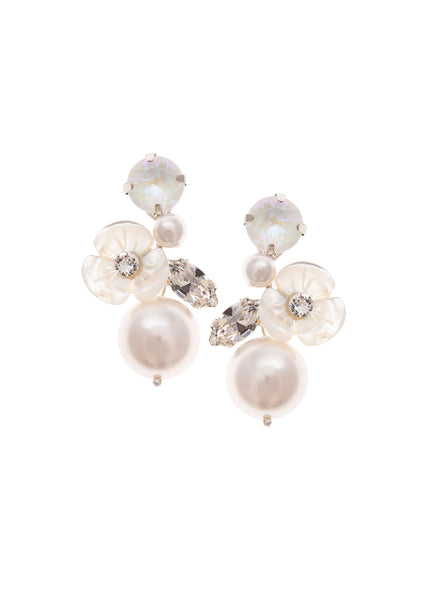 Elizabeth Bower Pavet Pearl Earring シルバー Pearl Dublet Stud Earring – Elizabeth Bower
