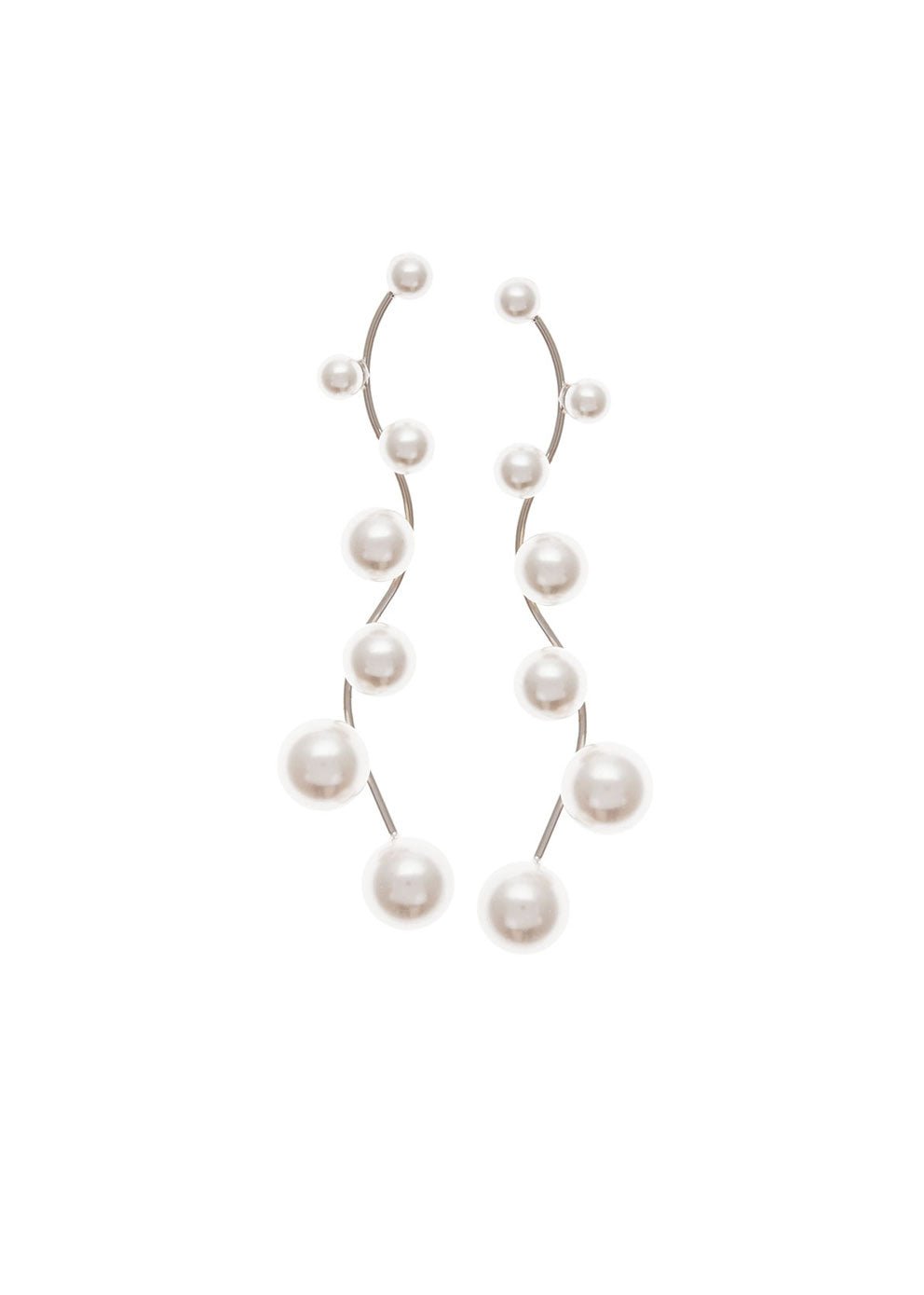 Pearletta - Long Pearl Drop EarringsEarringsElizabeth Bower