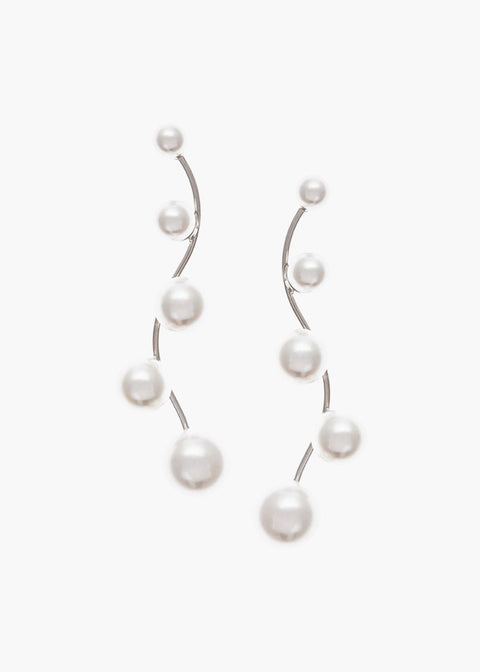 Pearletta Pearl Drop Wedding Earrings - bridal Earrings - Elizabeth Bower
