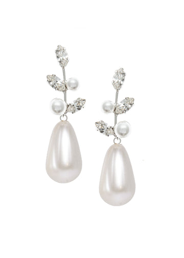 Pearllum Bauble Drop Earring - bridal Earrings - Elizabeth Bower