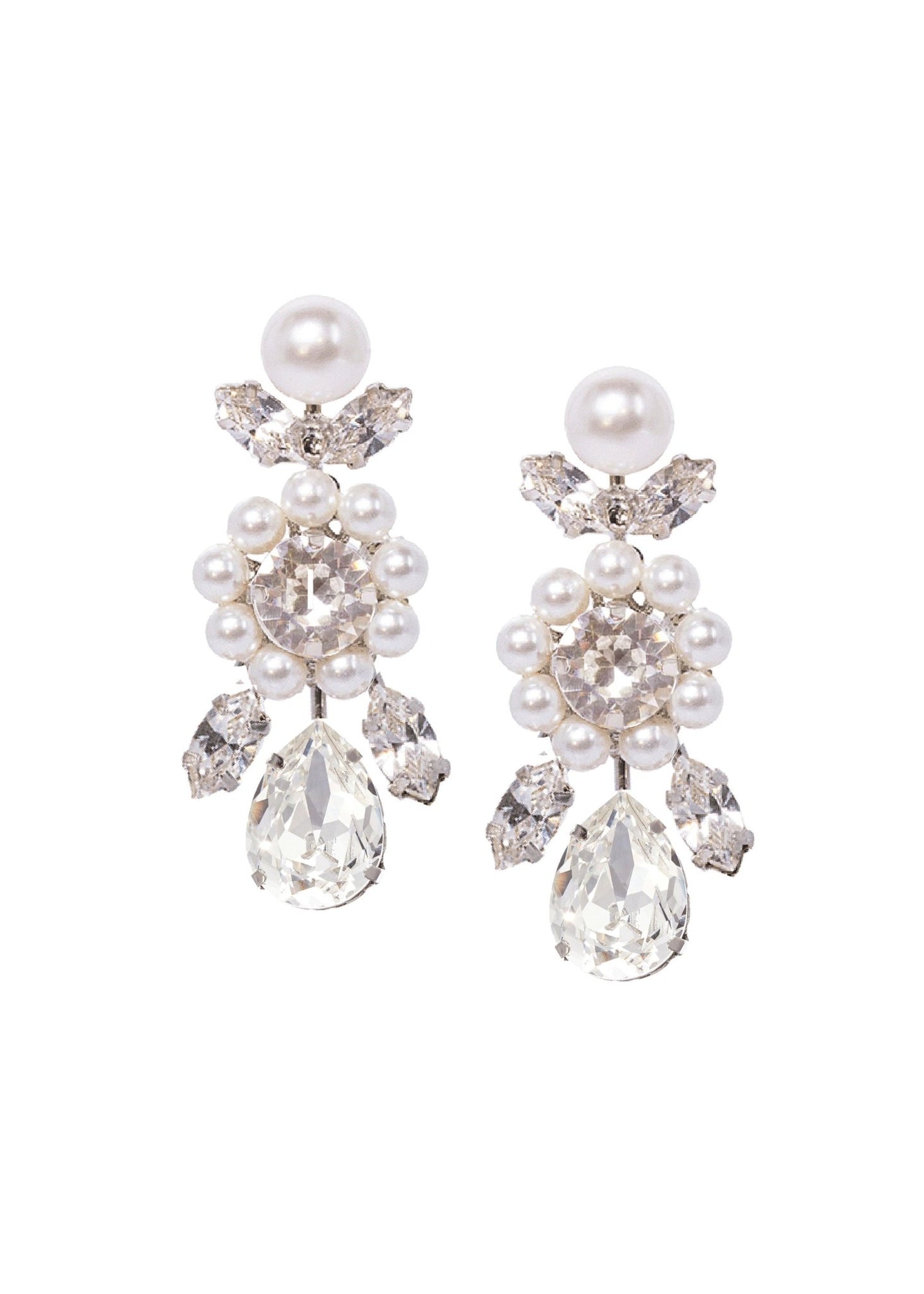 Regal Drop Earrings - bridal Earrings - Elizabeth Bower