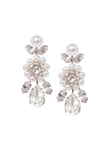Regal Drop Earrings - bridal Earrings - Elizabeth Bower
