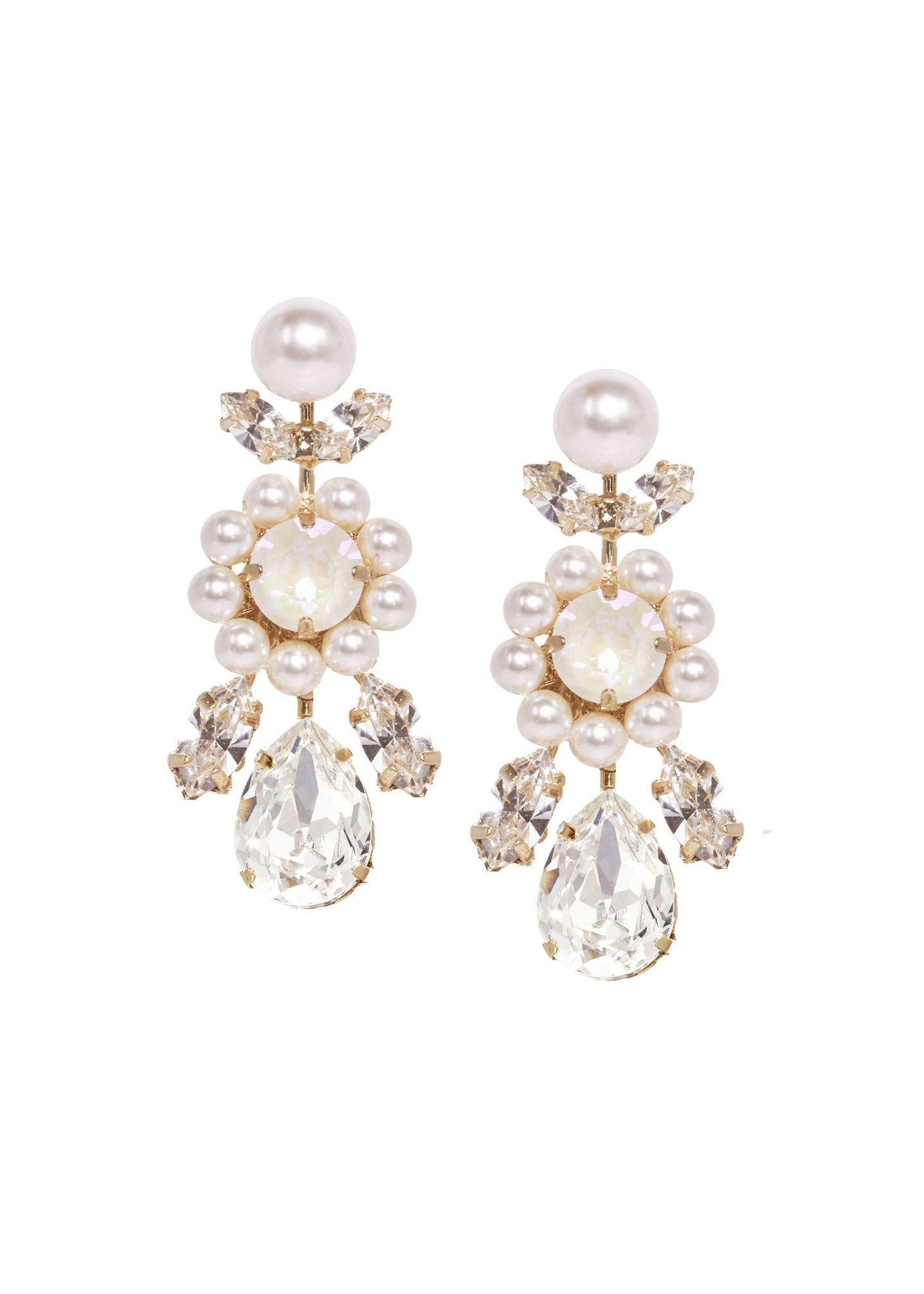 Regal Drop Earrings - bridal Earrings - Elizabeth Bower