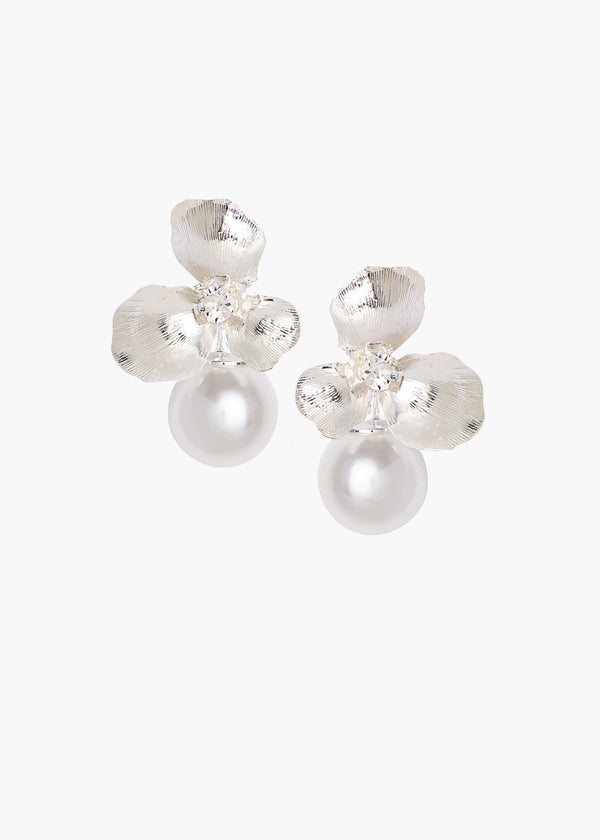 Royal Orchid - Pearl Stud EarringsEarringsElizabeth Bower